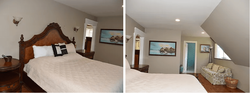 Cozy bedroom with premium bedding